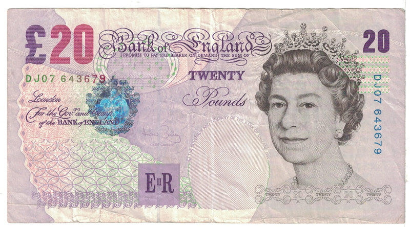 Banknote – Great Britain – 20 Pounds ...